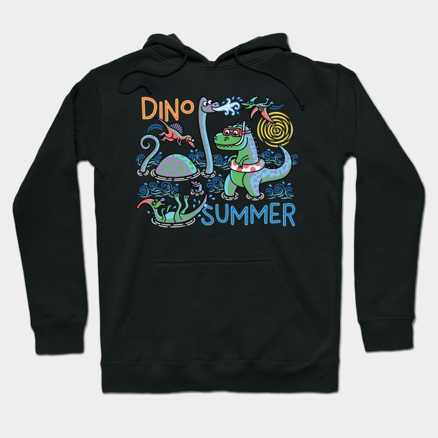 Dino summer Hoodie by byTxemaSanz